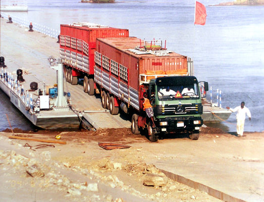 Anti Corrosion Coatings floating pontoon platforms Temporary Floating Bridge