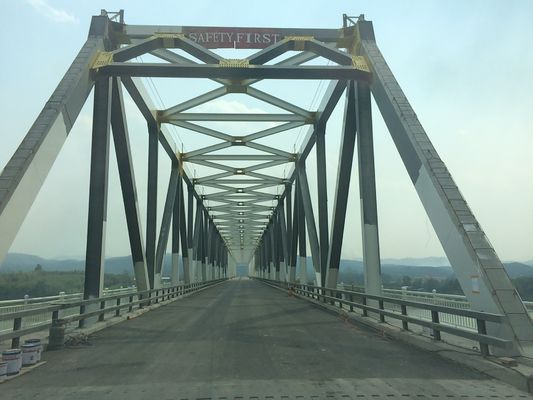Prefabricated Steel Truss Pedestrian Bridge Long Service Life