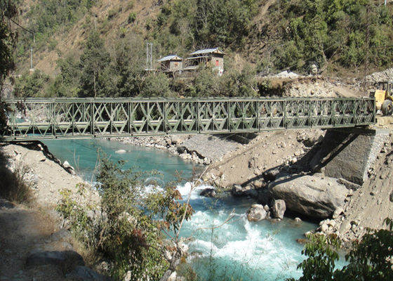 Standard Roadway 3.15m / 4.2m Compact 200 Bridge Steel Structure Bridge