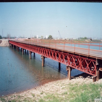 Jembatan Bailey Baja Galvanis Dengan Tinggi Panel 1448mm